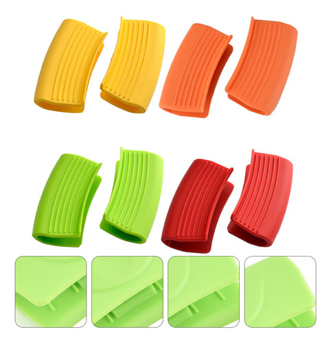 Pinzas Aislantes De Silicona Oven Glove Para Ollas, 4