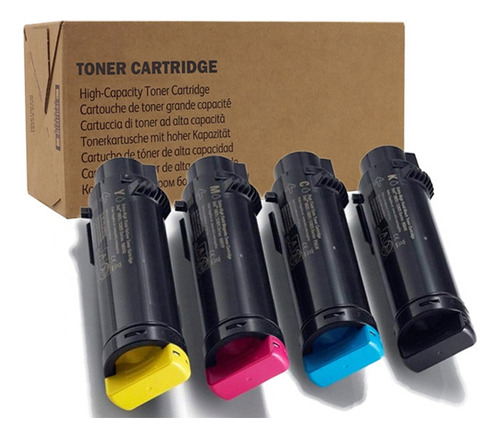 Pack 4 Toner Para Xerox Workcentre 6515  Phaser 6510