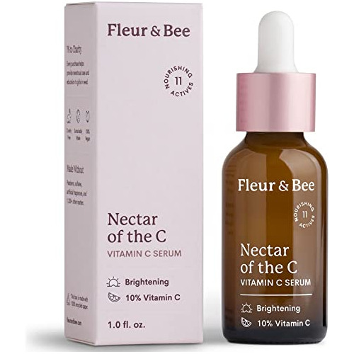 Fleur & Bee - Suero De Vitamina C Para La Cara, 10% Vitamina