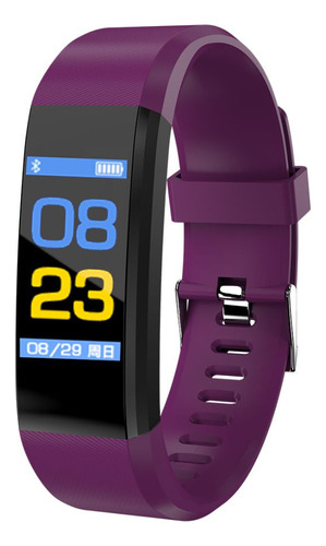 Smartband Fit Sk-fb2401 Vl Kassel Color de la caja Violeta Color de la malla Violeta