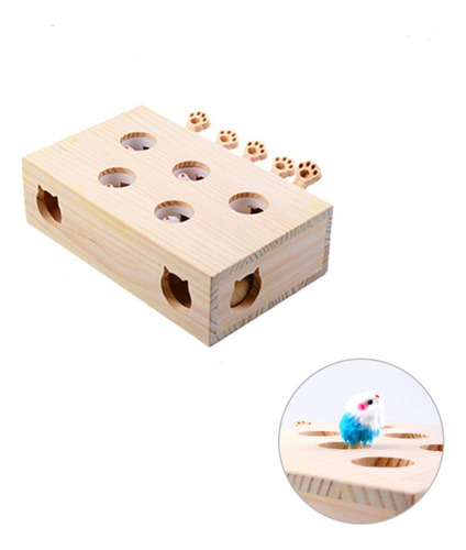 Hamster And Cat Toys, Colour: Five-hole Hairy Mouse