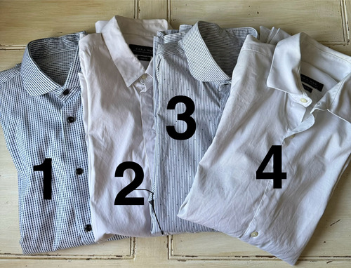 Lote Camisas Zara Hombre Talle S. Envío Gratis!