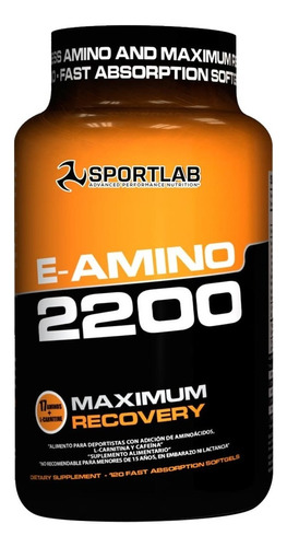 Eamino 2200 - 120 Caps, Sl Sabor Sin sabor