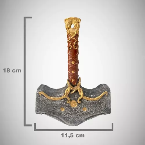 Mjölnir Martelo de Thor de God of War Ragnarok 20CM