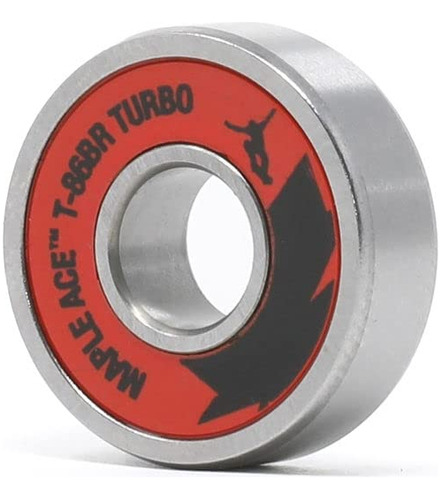 Rodamiento Patineta Turbo Sello Rojo Espaciador 8