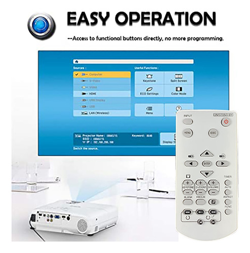 Control Remoto Para Proyector Casio Yt-141 Xj-a142 Xj-a147 X