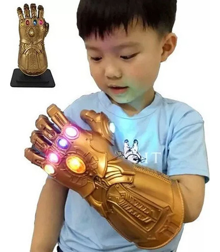 Guante Infantil Thanos Leds Infinite Mitt Para Mano Izquierd