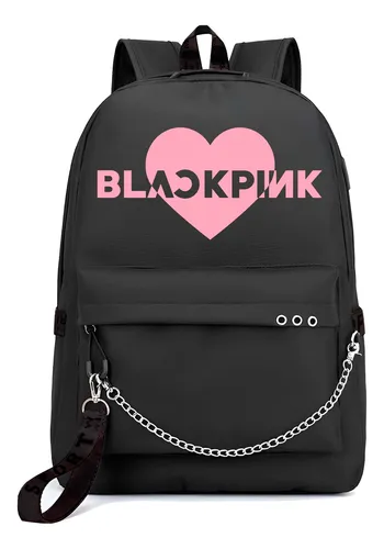 Gray and black pink backpack hotsell