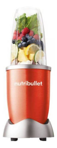 Licuadora portátil Nutribullet Pro 900W 900 mL roja con vaso de tritan 127V - Incluye 9 accesorios