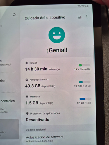 Tableta Samsung Galaxy Tab S5e Sm-t720 10.5 64 Gb/4 Gb Negro (Usado)