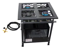 Comprar Fogão Industrial 4 Bocas C Forno Itajobi Fogoes 30x30 Alta P Cor Preto Gás Botijao