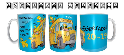 Diseños Para Estampar Taza Egresados Primaria