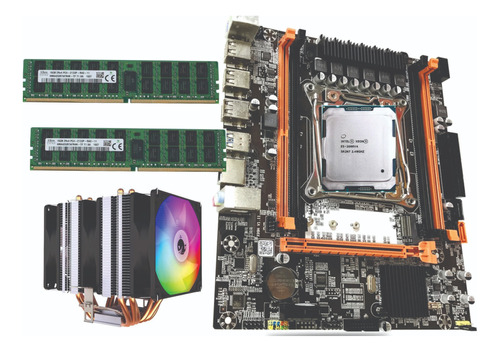 Kit Placa X99 + Xeon 2680 V4 + 32gb + Cooler 3fans