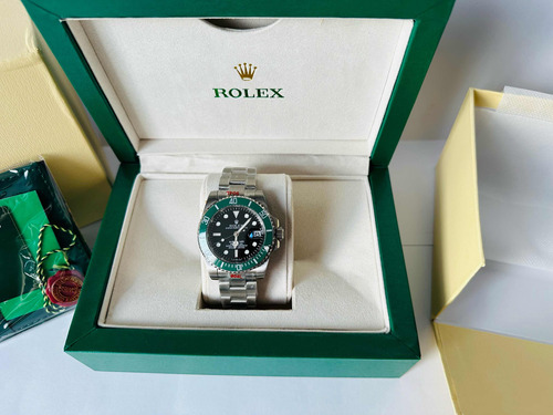 Reloj Rolex De Caballero Color Verde