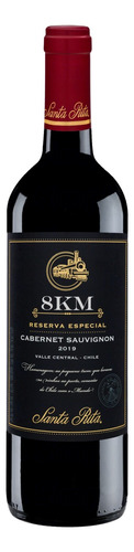 Vinho Cabernet sauvignon 8KM Reserva Especial 2019 750 ml