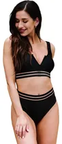 Comprar Bikinis Y Mayas  2 Piezas Colores Luna Tiro Alto
