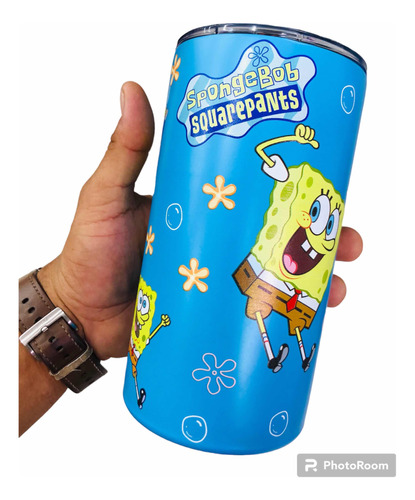 Vaso Térmico Aluminio Bob Esponja