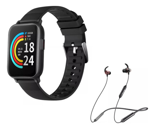 Smartband 1more Watch + Audífonos Bluetooth Tecno  B1. Combo