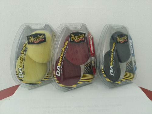 Kit Adaptador Pulidora Taladro 3/8 1/2 G3500 Meguiars + Pads