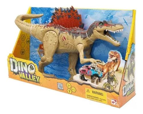Juguete Dinosaurio Espinosaurio Con Luz Y Sonido Dino Valley