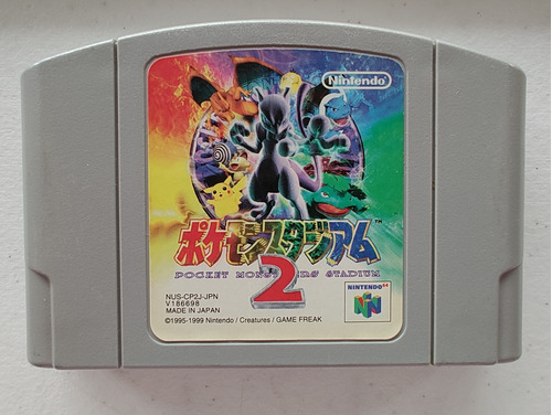 Pokémon Stadium 2 Nintendo 64 Original Japonês Seminovo + Nf