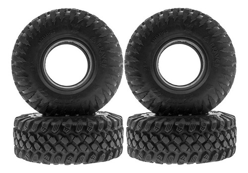 4 Neumáticos De Goma 2.2 De 128 Mm Para Coche Rc Crawler Ca