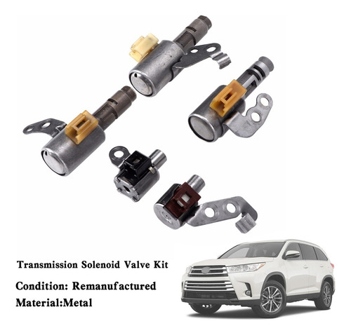 5x Solenoide Transmisión U140 U240 Para Toyota Rav4 Camry