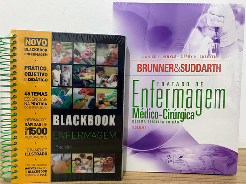 Blackbook Enfermagem + Brunner Tratado De Enfermagem Médico