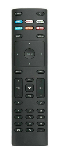 Control Remoto Vizio Smart Tv Xrt-136 Para 2016-19 Original 