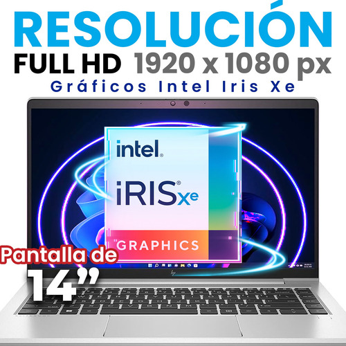 Laptop Hp Elitebook Core I7 12th 16gb Ram 256gb Ssd + Mouse (Reacondicionado)