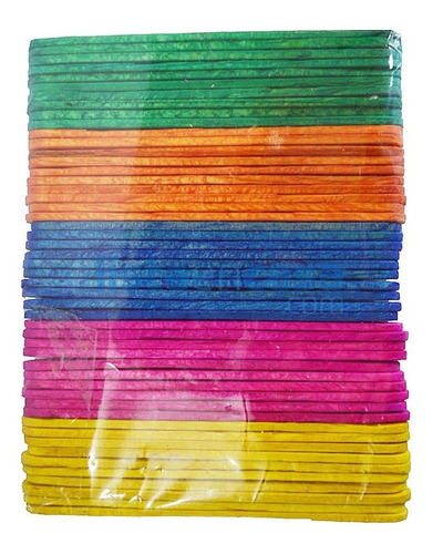 Palos De Paleta De Colores * 500 Unidades