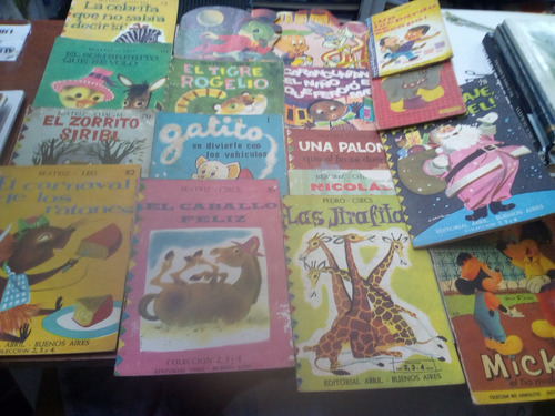 Libros Antiguos Cuentos Para Niños - Lote X17 Disney Y Otros (Usado)