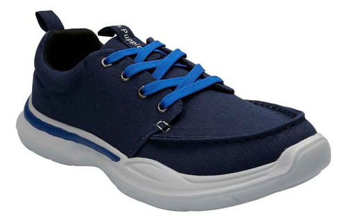 Zapato Hush Puppies Alfie Lace Navy Para Hombre