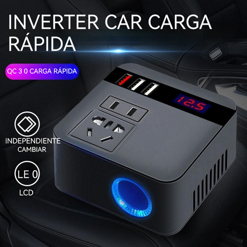 Inversor De Corriente De 12 V Dc A 110 V De Carga Rápida Par