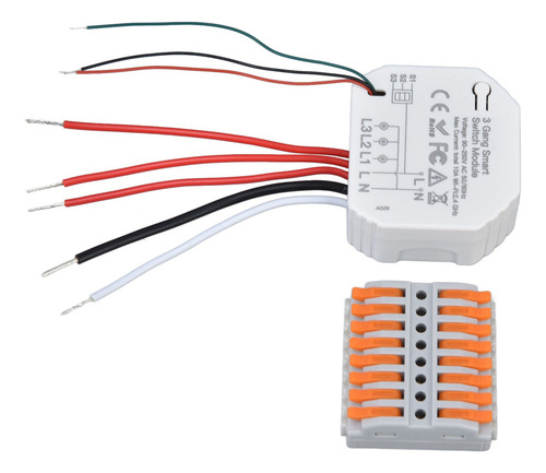 Módulo Domótico Smart Light Wifi Light Control De 3 Elemento