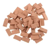 Comprar Paquete Por 100 Ladrillos Para Maqueta, Diorama, Modelismo.