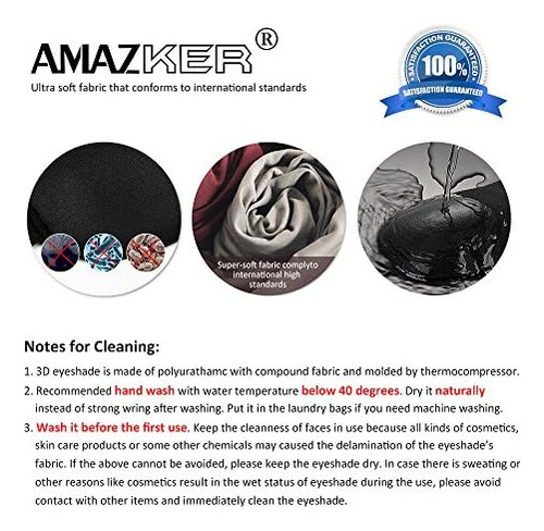 Amazker Antifaz Para Dormir Invisible Alar Deep Orbit Antifa