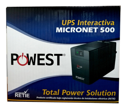 Ups Interactiva 500va 500 Va 300watts Regulador De Voltaje