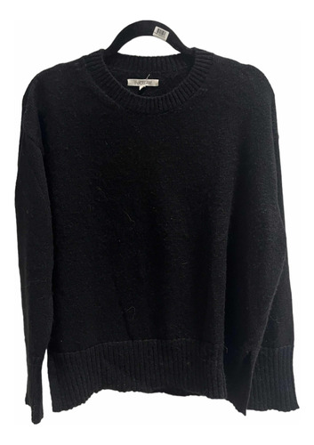 Sweater Cuello Redondo Negro