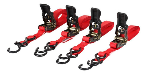 Tensores Eslingas De Carga Con Matraca 4 Piezas Mikels T-3m