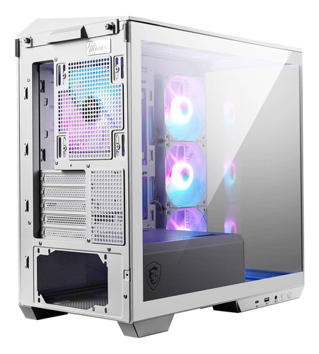 Gabinete Gamer MSI Mag Pano M100R PZ ARGB Mid Tower Vidro