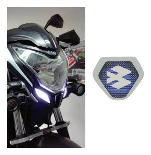 Emblema Sticker Visor Carenaje Pulsar Ns 200 Original