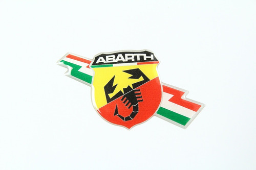 Emblema Adesivo Resinado Stilo Escudo Abarth 4,7x4 