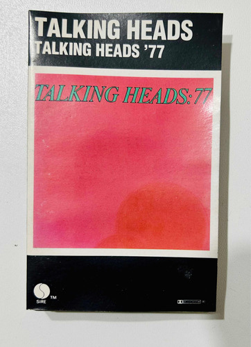 Cassete Original De Época Talking Heads 77