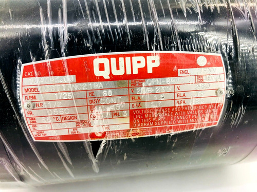 New Leeson 114792.00 Quipp C6t17nc219a Ac Motor 1/2hp 3- Bbt