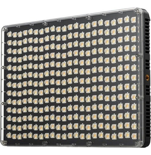 Aputure Panel Led Amaran P60x Bicolor 60w Con Softbox Y Grid Color De La Estructura Negro