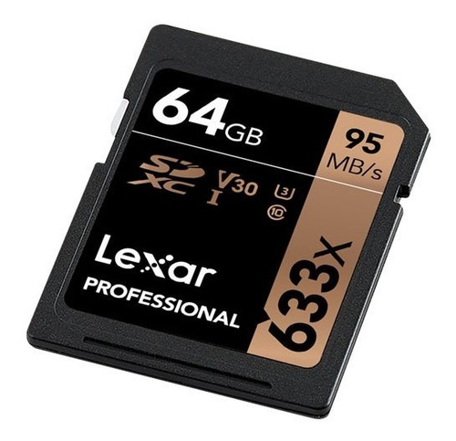 Cartão De Memória 64gb Sdhc Lexar Professional 633x 95mb