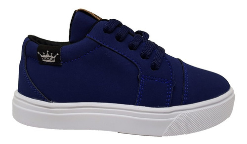 Zapatillas De Nene/niño Color Gamuza  Azul   Talles 19 Al 34