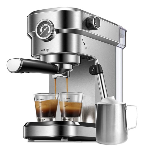 Cafetera Espresso Con Espumador De Leche Yabano