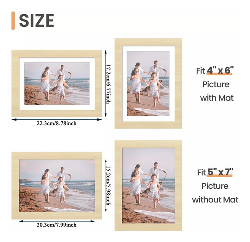 6 Peças De Molduras Decorativas Para Fotos